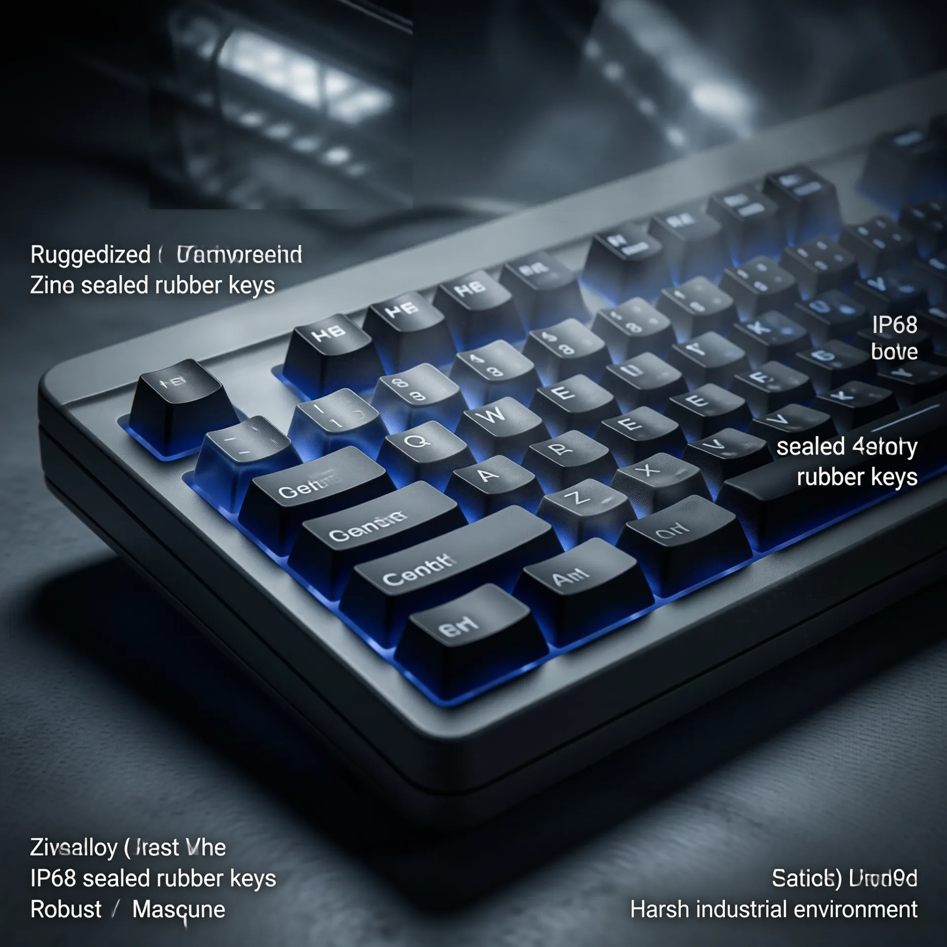 Industrial Rugged Keyboard KP-R45